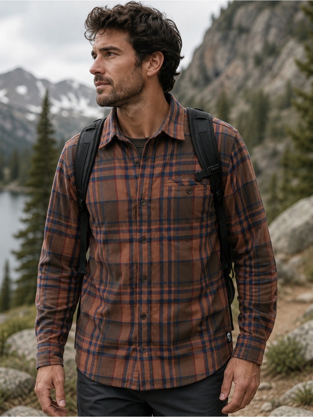 The North Face Men's Plaid Button-Down Shirt